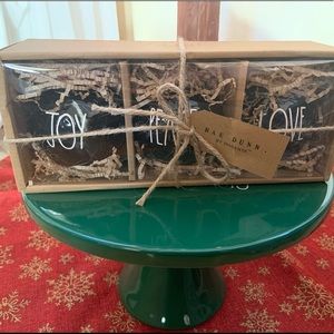 Rae Dunn Black Ornaments Set of 3